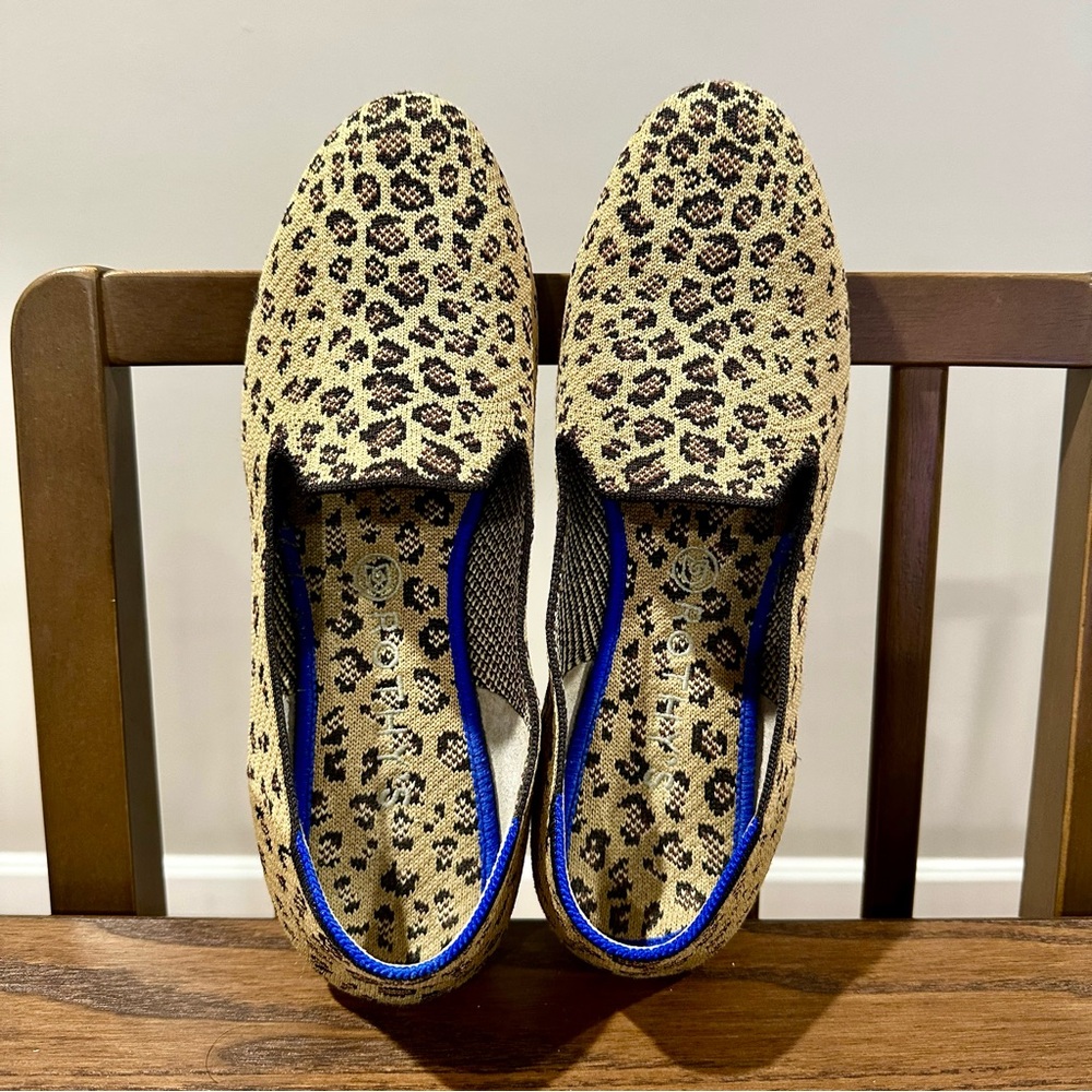 Rothy’s Leopard Print Women's Loafers in Size 10.5